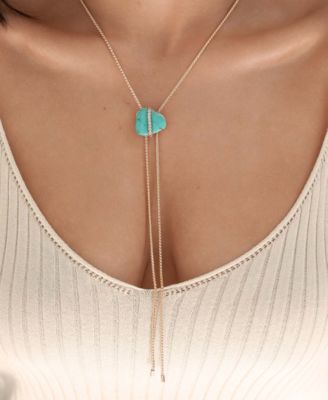 Turquoise Solstice Bolo Necklace