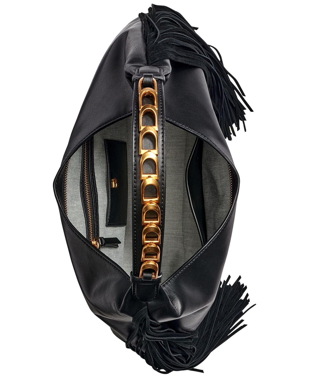 Donna Karan Belmore Fringe Shoulder Bag