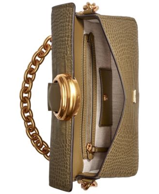 Valley Stream Embossed Croco Shoulder