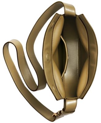 Valley Stream Leather Buckle Crossbody with Adjustable Strap