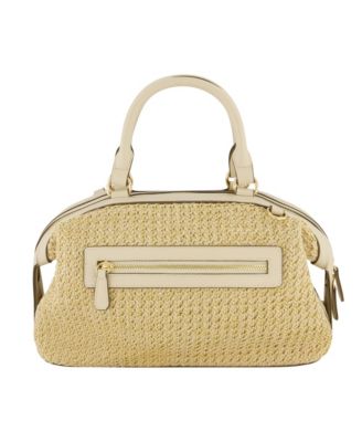 Flamingo Embroidery Satchel