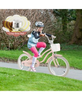 18" Kids Bike for Boys and Girls Aged 3-8 Years with Training Wheels