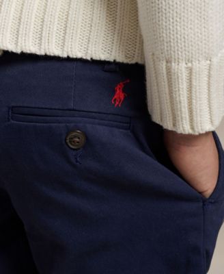 Toddler and Little Boys Straight Fit Stretch Twill Short