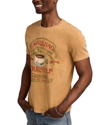 Men's Espresso Yourself Short Sleeve Crewneck Graphic T-Shirt