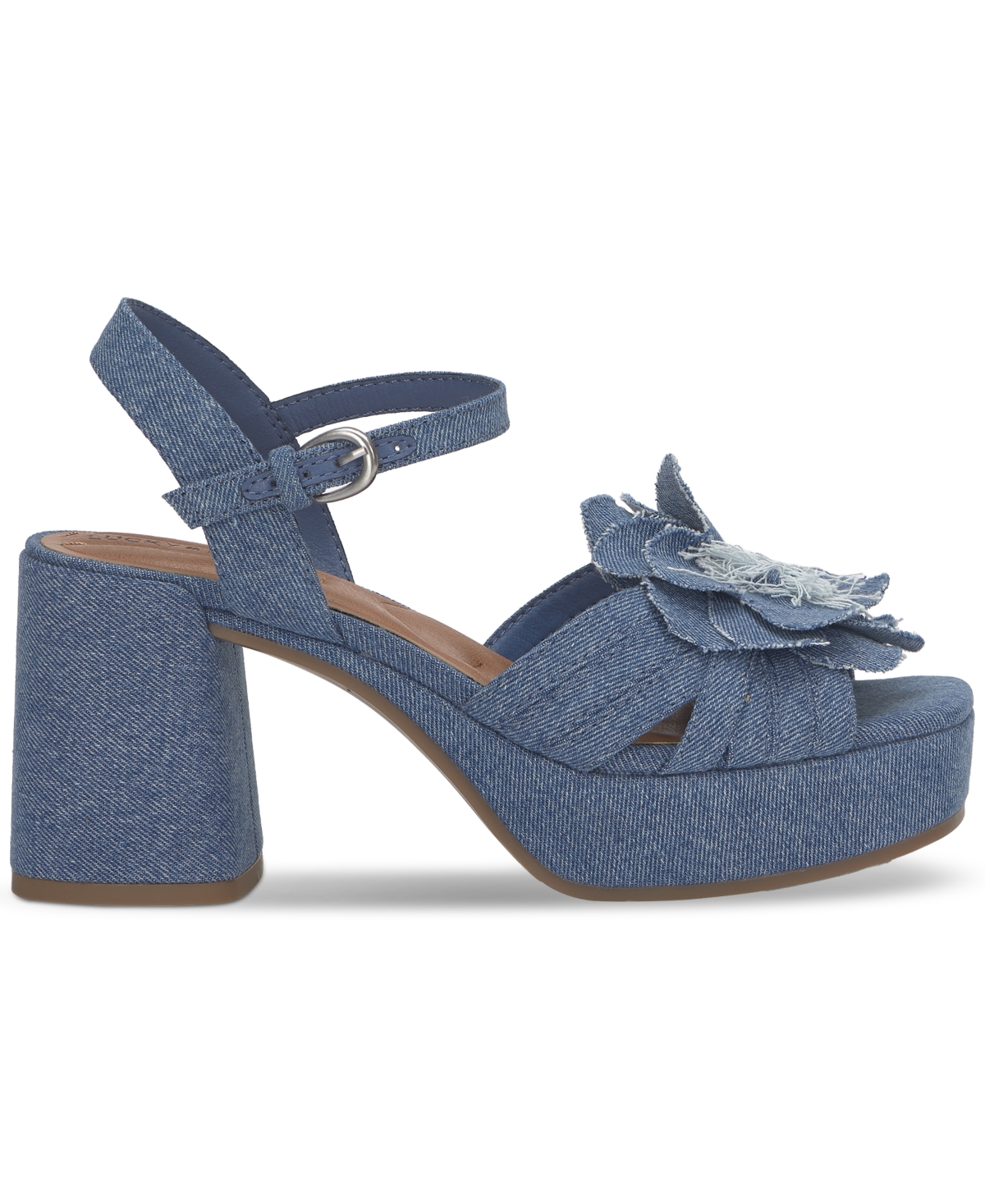 LUCKY BRAND WOMEN'S MARRIKA BLOCK-HEEL PLATFORM DRESS SANDALS 