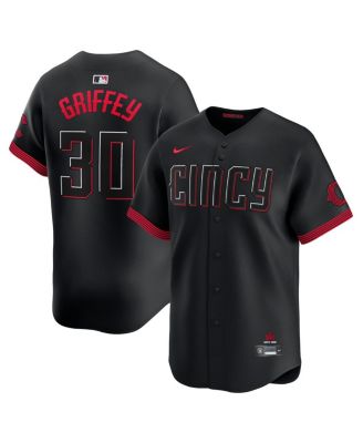 Nike - Men's Ken Griffey Jr. Black Cincinnati Reds City Connect Retired Limited Player Jersey