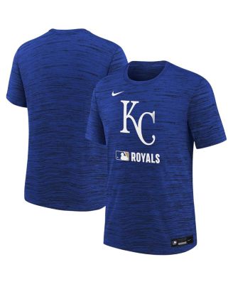 Nike - Big Boys and Girls Royal Kansas City Royals Authentic Collection Velocity Performance T-Shirt