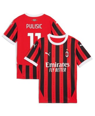 Puma - Youth Christian Pulisic Red AC Milan 2024/25 Home Replica Player Jersey