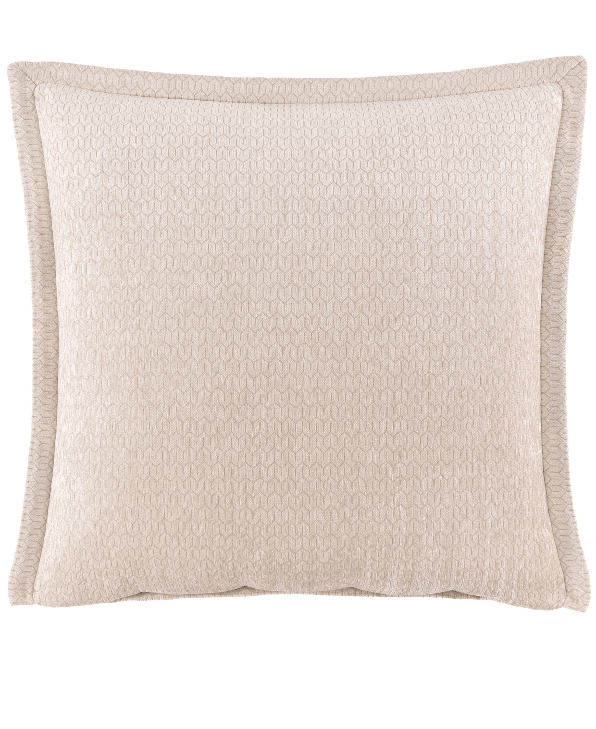 Cara Woven Sham, European - Coral