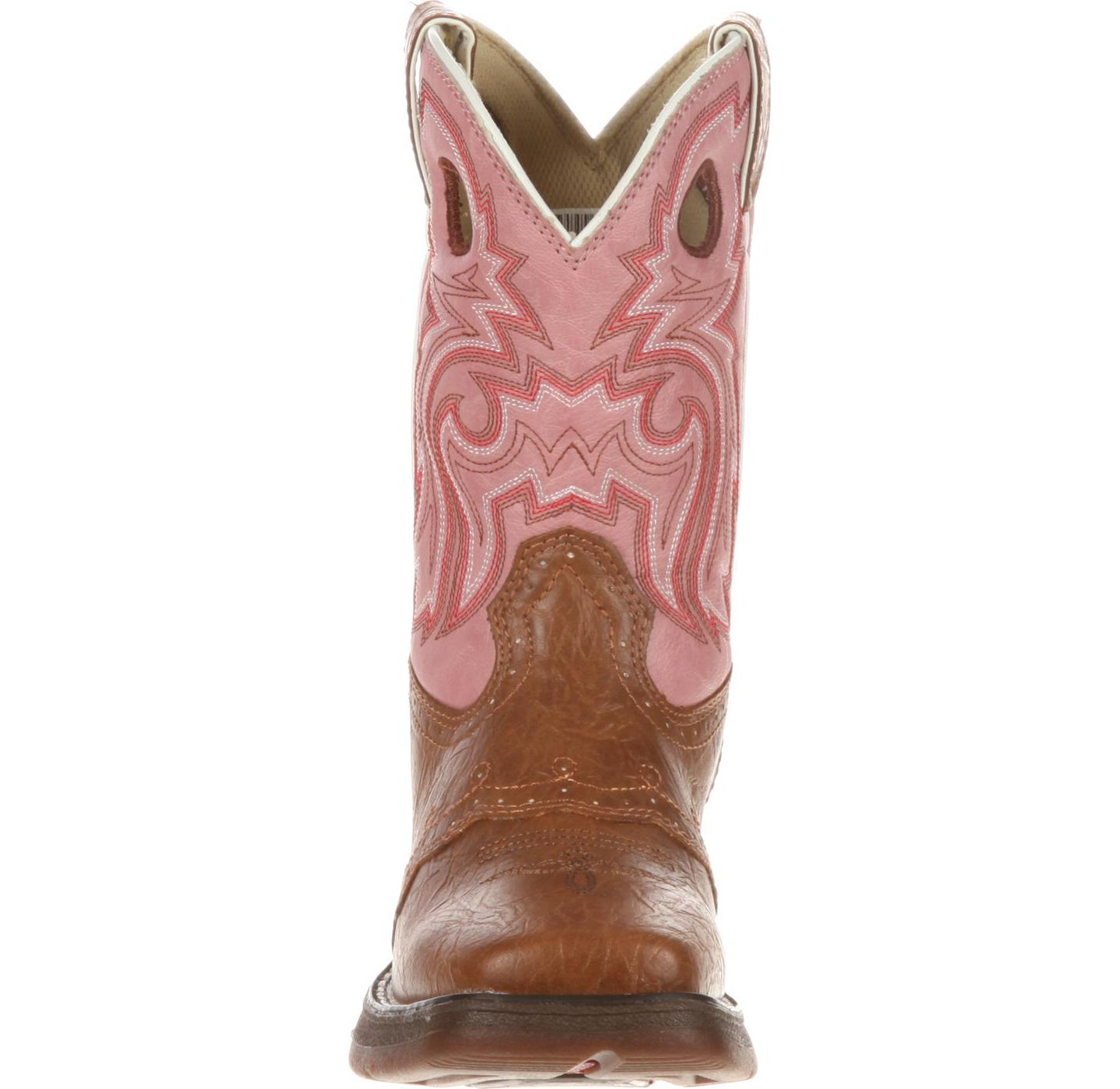 Детские ботинки Durango Lil' Rebel Western Boot, цвет: Светло-коричневый / Розовый — фото 6