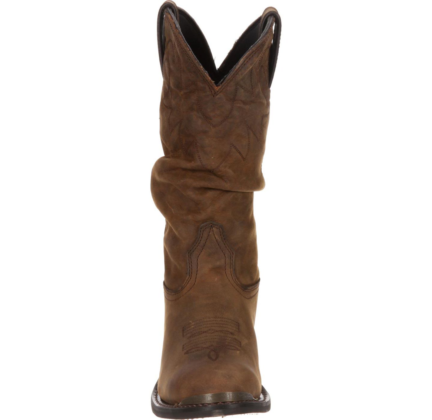 Женские ботинки Durango Distressed Tan Slouch Western Boot, цвет: Рыжевато-коричневый — фото 2