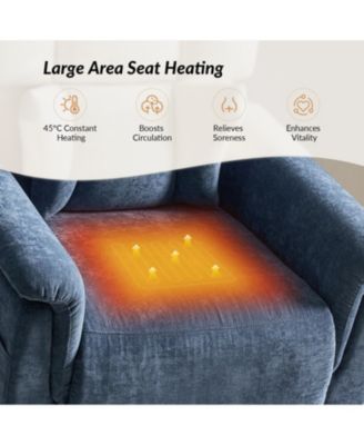 Embrace Traditional Power Lift Recliner with Heat and Massage