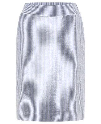 Women's Seersucker Pull-On Skirt