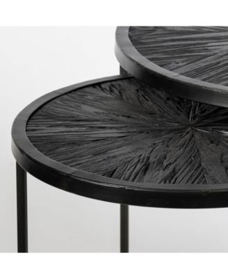 Stylish Set of Two Round Accent Tables – Minimalist and Practical