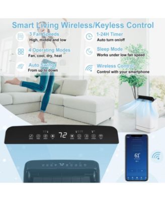 15000 BTU Portable Air Conditioner with APP Control and Heat