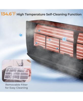 12000 BTU 22 SEER2 208-230V Wifi Enabled Mini Split Air Conditioner and Heater White