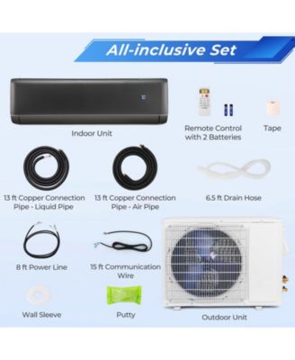 Energy Star Certified 12000 BTU 21 SEER2 208 230V Mini Split Air Conditioner and Heater Air Conditioner