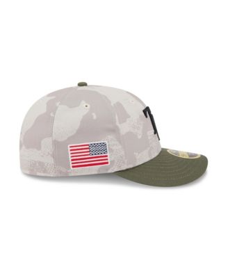 Men's Light Beige/Olive Tampa Bay Rays 2025 Armed Forces Day Low Profile 59FIFTY Fitted Hat