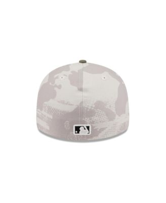 Men's Light Beige/Olive Baltimore Orioles 2025 Armed Forces Day Low Profile 59FIFTY Fitted Hat