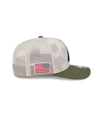 Men's Light Beige/Olive Arizona Diamondbacks 2025 Armed Forces Day 9SEVENTY Adjustable Hat