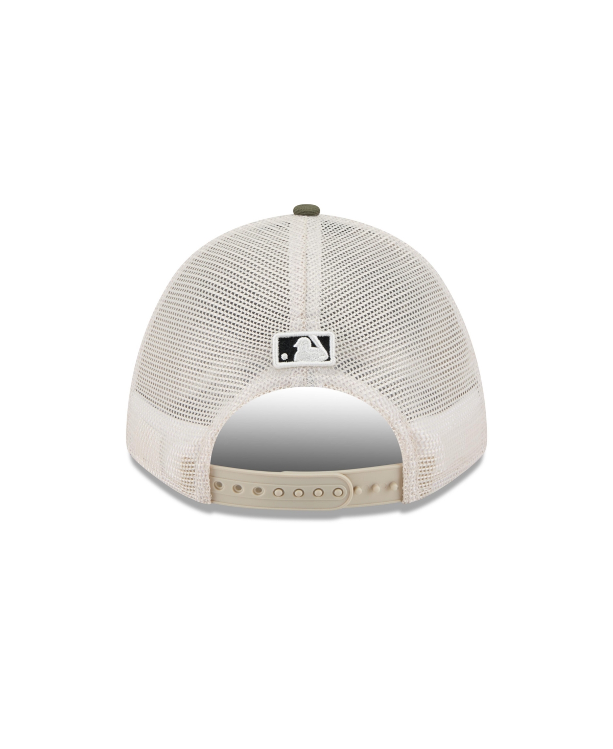 New Era Men's Light Beige/olive Houston Astros 2025 Armed Forces Day 9forty M-crown A-frame Adjustable Hat