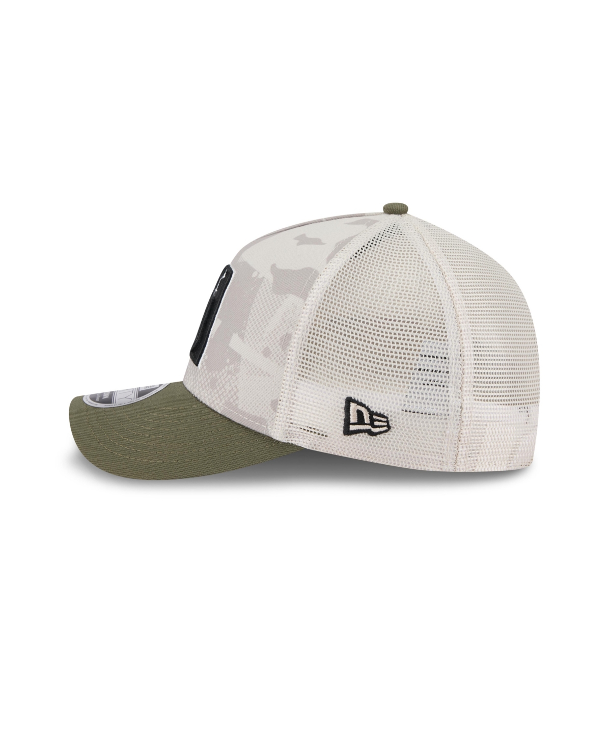 New Era Men's Light Beige/olive Arizona Diamondbacks 2025 Armed Forces Day 9forty M-crown A-frame Adjustable