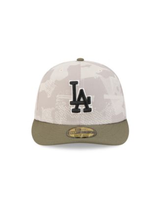 Men's Light Beige/Olive Los Angeles Dodgers 2025 Armed Forces Day 59FIFTY Fitted Hat