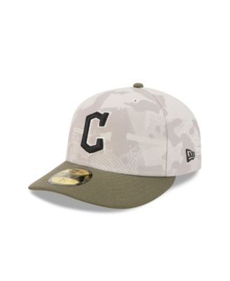New Era - Men's Light Beige/Olive Cleveland Guardians 2025 Armed Forces Day 59FIFTY Fitted Hat