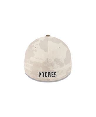 Men's Light Beige/Olive San Diego Padres 2025 Armed Forces Day 39THIRTY Flex Hat