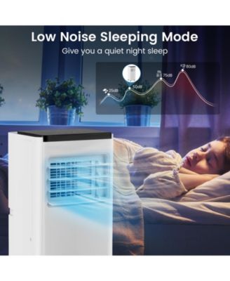 8000 BTU Portable Air Conditioner with Remote Control Cools up to 250/350 Sq.Ft