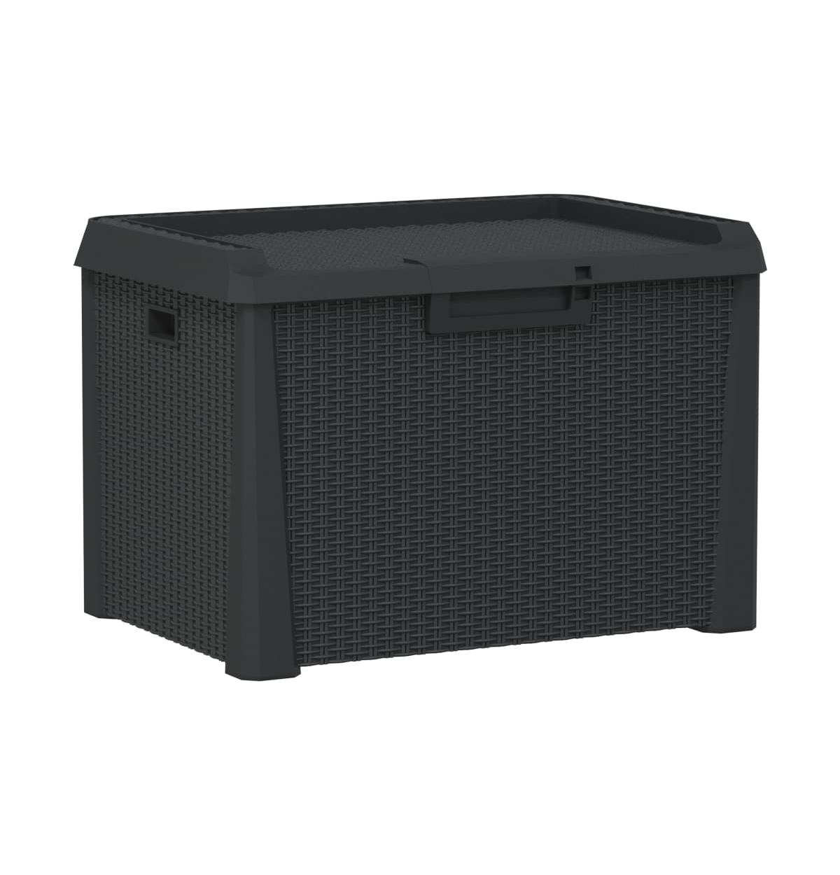Patio Storage Box Anthracite 33 gal Pp - Anthracite