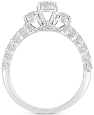 TruMiracle&reg; Diamond Engagement Ring (1 ct. t.w.) in 14k White Gold