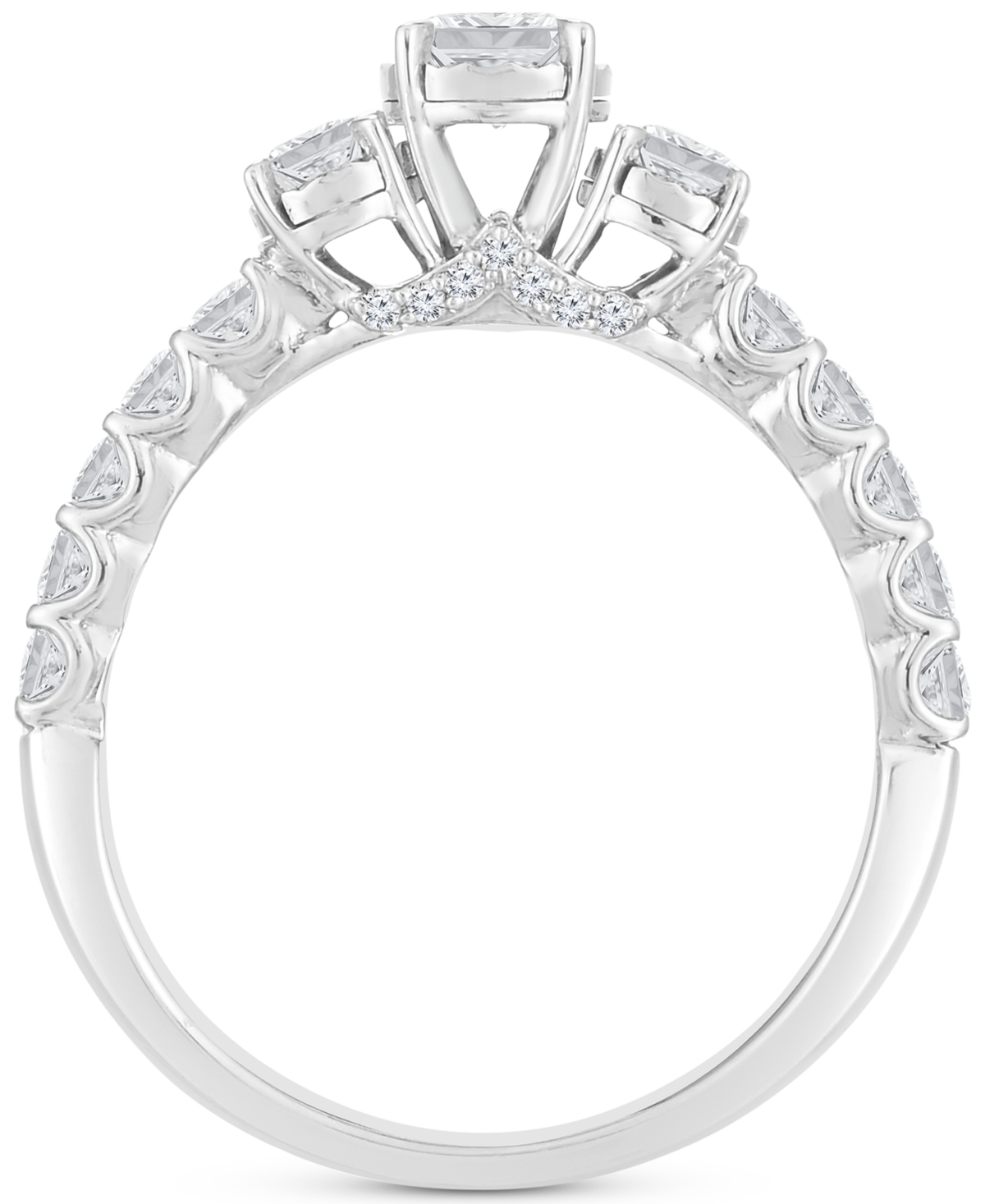 Trumiracle Diamond Engagement Ring (1 Ct. T.w.) In 14k White Gold