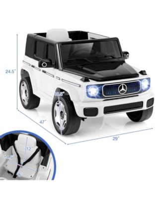12V Licensed Mercedes-Benz EQG Kids Ride On Car with Remote Control