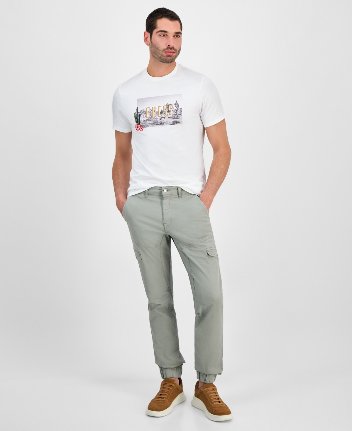 Men's Rubin Kombat Cargo Pants - Mossy Green