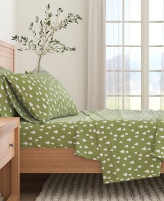 Lodge Print Ultra-Soft Turkish Cotton Flannel Sheet Set