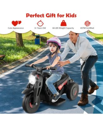 6V Kids Electric Ride on Motorcycle with Bubble Maker and Music