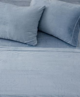 Ultra Soft & Cozy Velvet Plush Fleece Printed Sheet Set