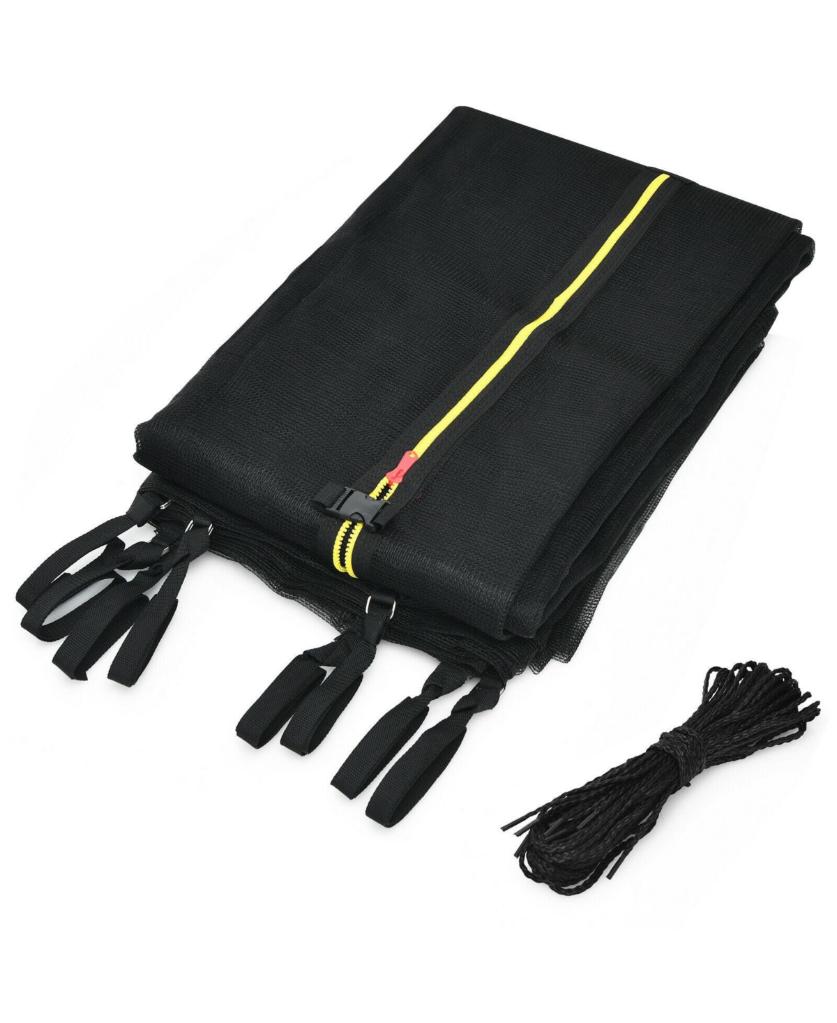 Replacement Weather-Resistant Trampoline Safety Enclosure Net - Black