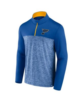 Men's Blue St. Louis Blues Iconic Defender Quarter-Zip Jacket