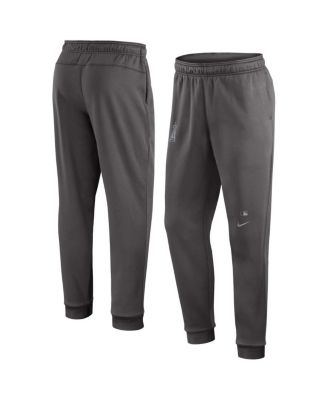Nike - Men's Gray Los Angeles Angels Authentic Collection Travel Player Performance Pants
