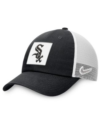 Nike - Men's Black Chicago White Sox Rise Adjustable Trucker Hat