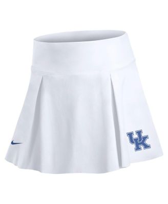 Women's White Kentucky Wildcats Club Tennis Skirt with Shorts