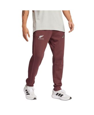 adidas - Men's&nbsp;Maroon New Zealand Rugby All Blacks Pants