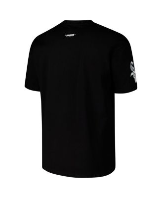 Men's Black Chicago White Sox Turn It Up Dropped Shoulder T-Shirt