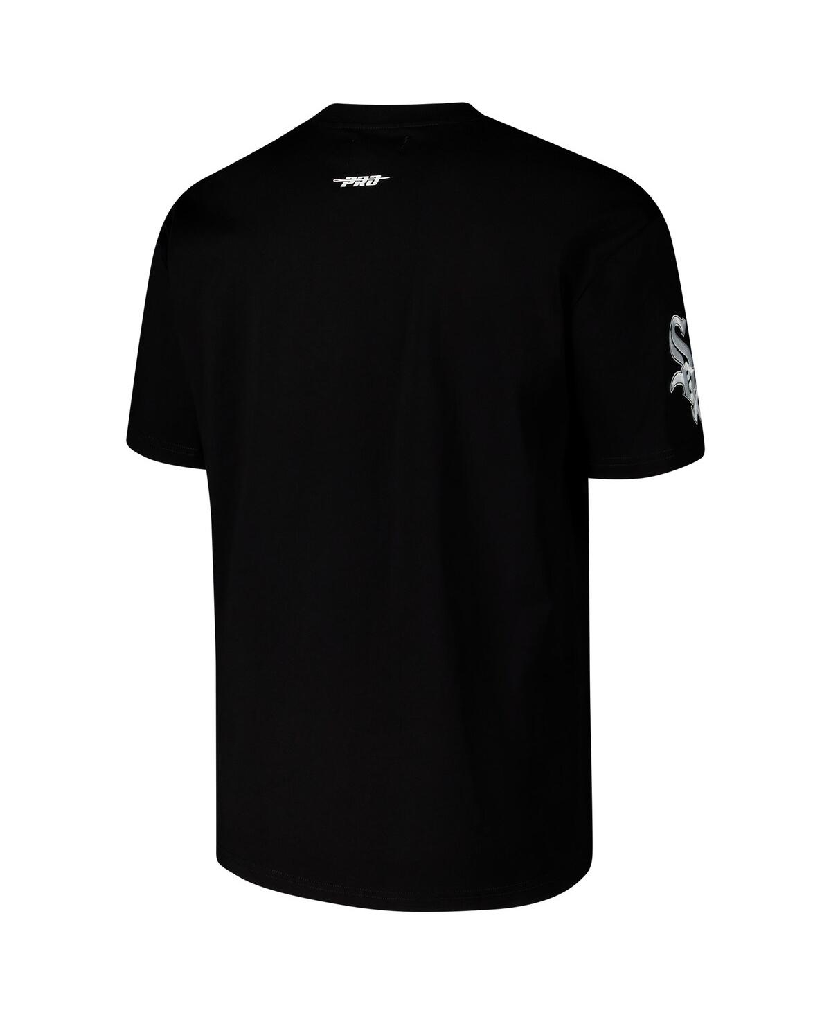 Shop Pro Standard Men's Black Chicago White Sox Turn It Up Dropped Shoulder T-shirt