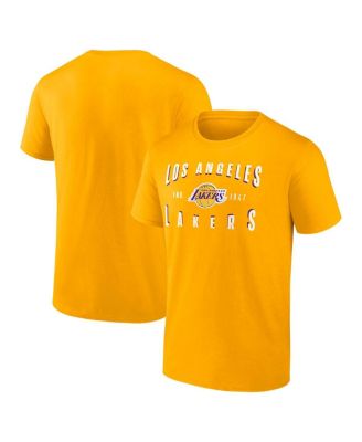 Fanatics - Men's Gold Los Angeles Lakers Competition T-Shirt
