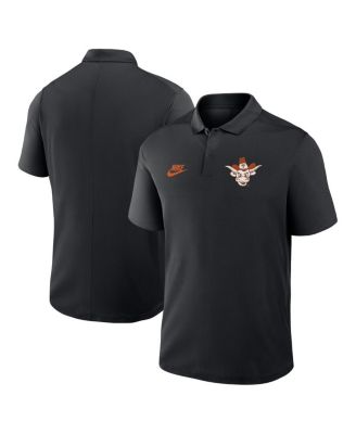 Nike - Men's Black Texas Longhorns Primetime Victory Legacy Vault Logo Performance Polo Shirt