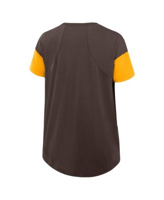 Women's Brown San Diego Padres Flowy T-Shirt
