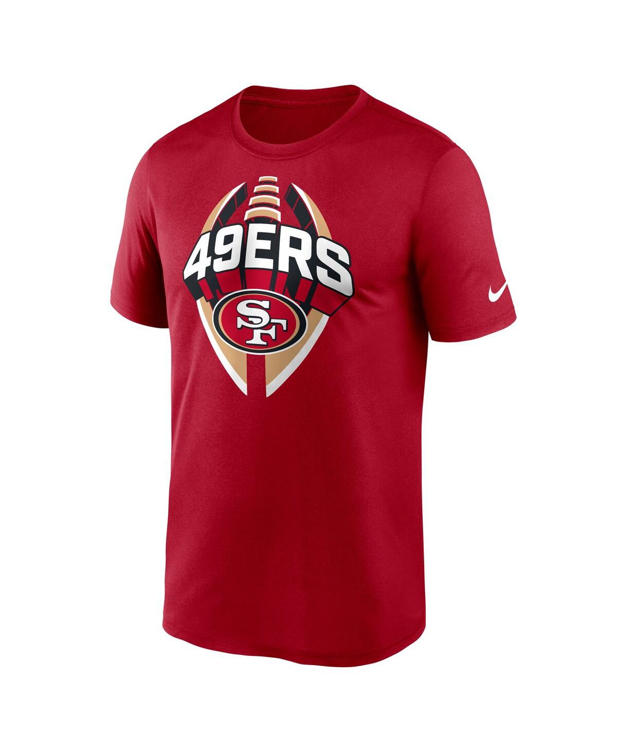 Nike Men's Scarlet San Francisco 49ers Legend Icon Performance T-shirt In Red
